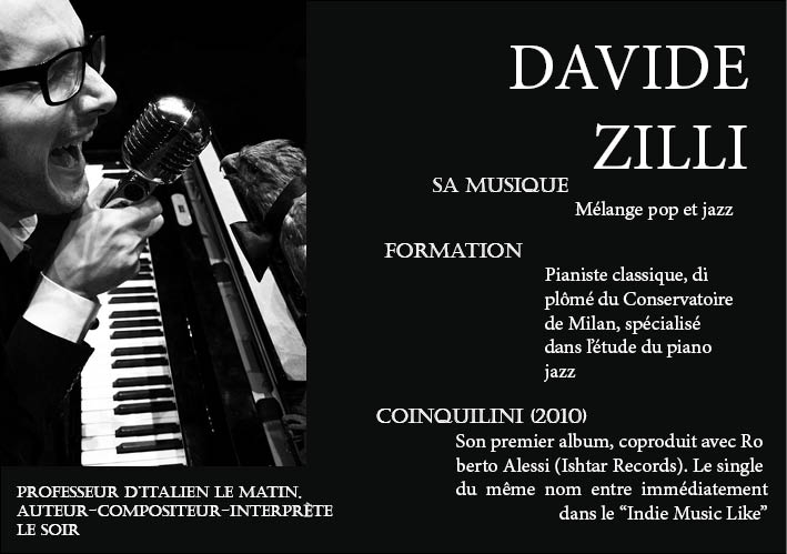 Flyer Davide Zilli